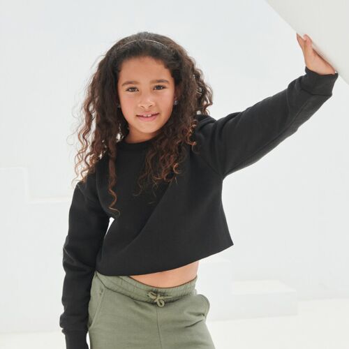 Kids cropped slounge sweat Thumbnail