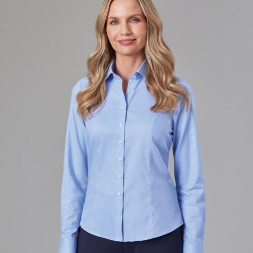 Brook Taverner Brook Taverner Ladies Aspen Long Sleeve Oxford Shirt BK583 Brook Taverner Ladies Aspen Long Sleeve Oxford Shirt Thumbnail