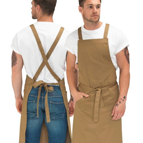Le Chef Le Chef Crossover Bib Apron LE102 Le Chef Crossover Bib Apron Thumbnail