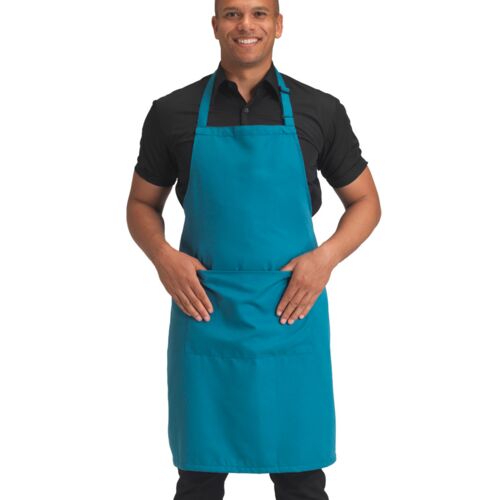 Dennys Dennys Polyester Bib Apron with Pocket DE101 Dennys Polyester Bib Apron with Pocket Thumbnail