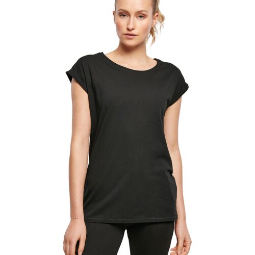 Build Your Brand Women's organic extended shoulder tee BY138 Women's organic extended shoulder tee Thumbnail