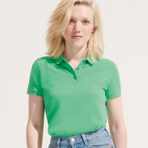 SOL'S SOL'S Ladies Planet Organic Piqué Polo Shirt 03575 SOL'S Ladies Planet Organic Piqué Polo Shirt Thumbnail