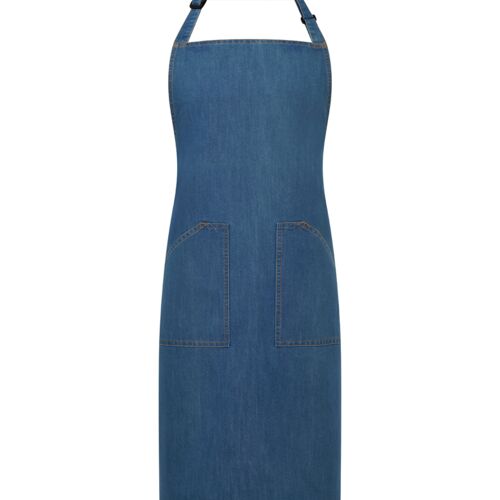 Brand Lab Brand Lab Denim Adjustable Bib Pocket Apron BR504 Brand Lab Denim Adjustable Bib Pocket Apron Thumbnail