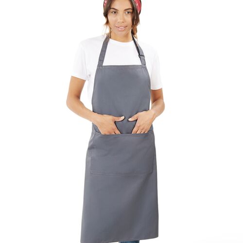 Brand Lab Brand Lab Organic/Recycled Bib Pocket Apron BR550 Brand Lab Organic/Recycled Bib Pocket Apron Thumbnail