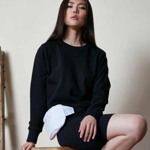 Build Your Brand Women’s terry cropped crew BY131 Women’s terry cropped crew Thumbnail