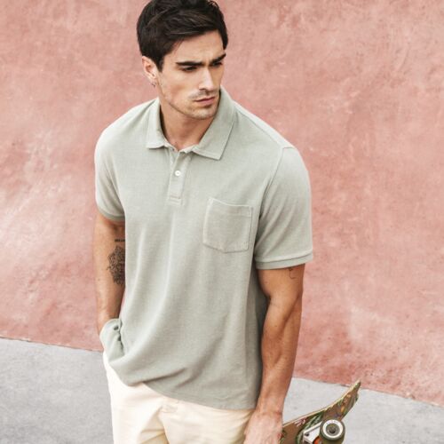 Native Spirit Native Spirit Terry Towel Polo Shirt NS227 Native Spirit Terry Towel Polo Shirt Thumbnail