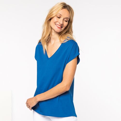 Native Spirit Ladies Oversized V Neck T-Shirt Thumbnail