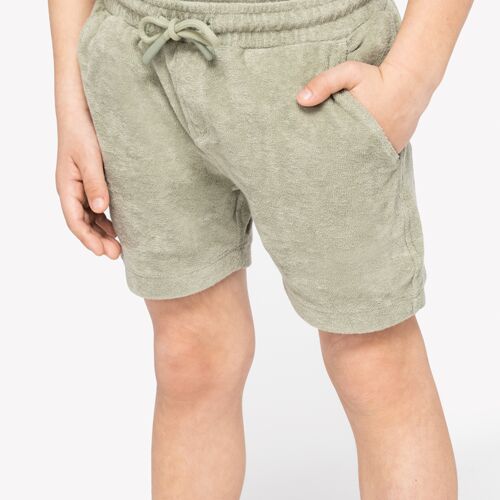 Native Spirit Native Spirit Kids Drawcord Terry Towel Shorts NS718 Native Spirit Kids Drawcord Terry Towel Shorts Thumbnail