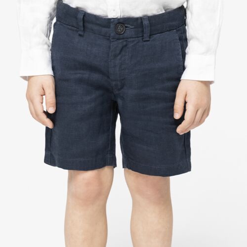 Native Spirit Native Spirit Kids Linen Bermuda Shorts NS709 Native Spirit Kids Linen Bermuda Shorts Thumbnail