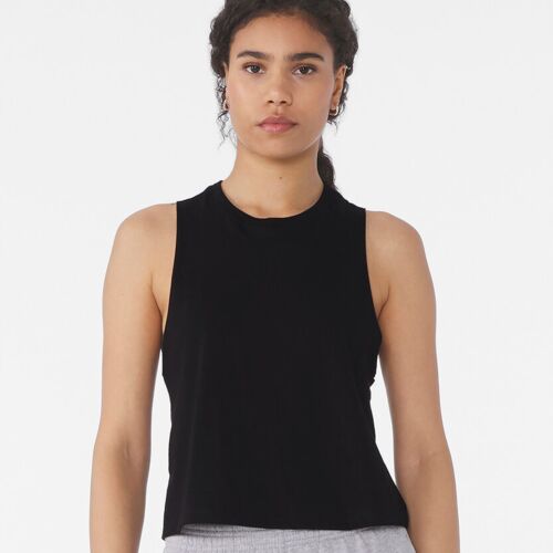 Bella + Canvas Women's racerback cropped tank BE127 Women's racerback cropped tank Thumbnail