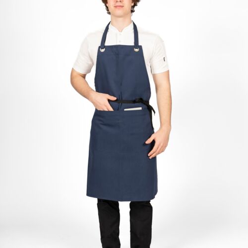 Canvas Bib Apron With Pocket Thumbnail
