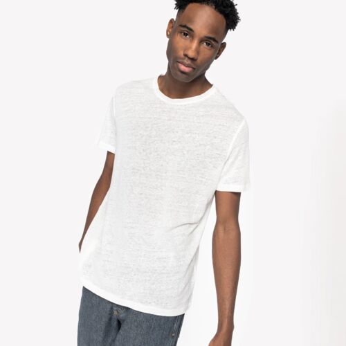 Native Spirit Native Spirit Crew Neck Linen T-Shirt NS320 Native Spirit Crew Neck Linen T-Shirt Thumbnail