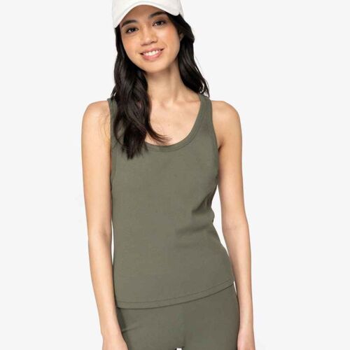 Native Spirit Native Spirit Ladies Ribbed Tank Top NS344 Native Spirit Ladies Ribbed Tank Top Thumbnail
