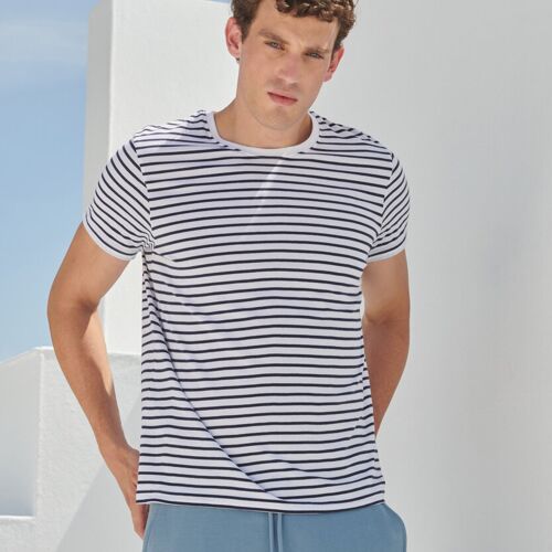 Skinnifit Unisex striped T SF202 Unisex striped T Thumbnail