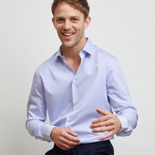 Neoblu NEOBLU Baptiste Striped Long Sleeve Shirt 04338 NEOBLU Baptiste Striped Long Sleeve Shirt Thumbnail