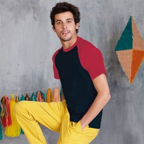 Kariban Baseball Short-sleeved two-tone T-shirt KB330 Baseball Short-sleeved two-tone T-shirt Thumbnail