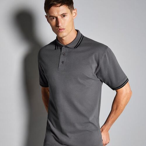 Kustom Kit Tipped collar polo (classic fit) KK409 Tipped collar polo (classic fit) Thumbnail