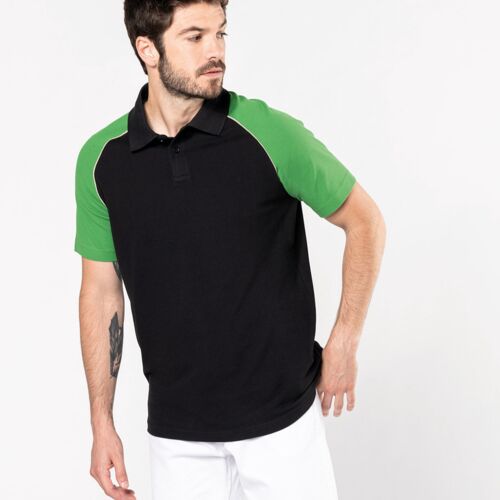 Kariban Polo baseball contrast polo shirt KB226 Polo baseball contrast polo shirt Thumbnail