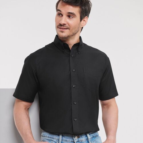 Russell Collection Short sleeve easycare Oxford shirt J933M Short sleeve easycare Oxford shirt Thumbnail