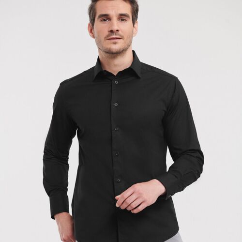 Russell Collection Long sleeve easycare fitted shirt J946M Long sleeve easycare fitted shirt Thumbnail