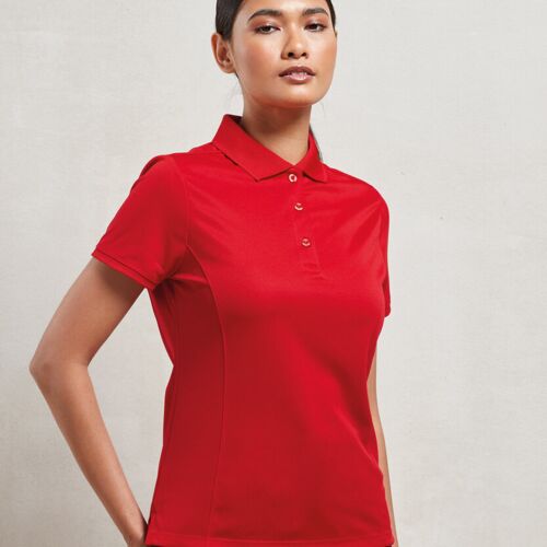 Premier Women's Coolchecker® piqué polo PR616 Women's Coolchecker® piqué polo Thumbnail