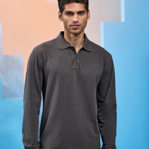 Asquith & Fox Men's classic fit long sleeved polo AQ030 Men's classic fit long sleeved polo Thumbnail