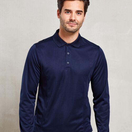 Premier Long sleeve Coolchecker® piqué polo PR617 Long sleeve Coolchecker® piqué polo Thumbnail