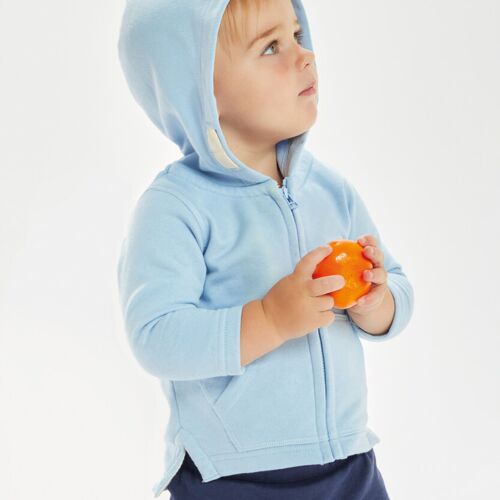 Babybugz Baby zipped hoodie BZ032 Baby zipped hoodie Thumbnail