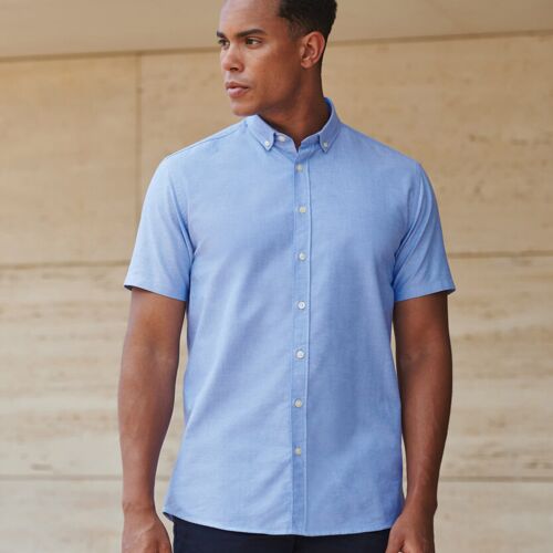 Henbury Modern short sleeve Oxford shirt HB517 Modern short sleeve Oxford shirt Thumbnail