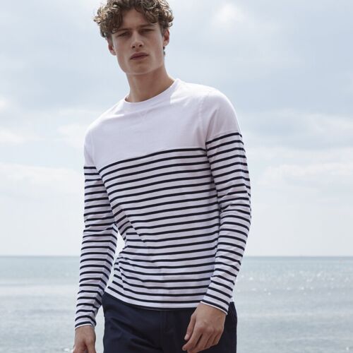 Front Row Long sleeve Breton striped T FR134 Long sleeve Breton striped T Thumbnail