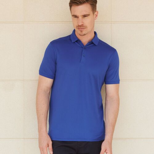 Henbury Stretch polo shirt with wicking finish (slim fit) HB460 Stretch polo shirt with wicking finish (slim fit) Thumbnail