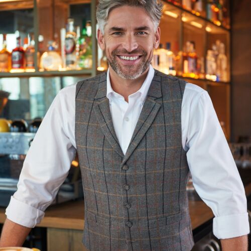 Brook Taverner Brook Taverner Memphis Tweed Waistcoat BK520 Brook Taverner Memphis Tweed Waistcoat Thumbnail