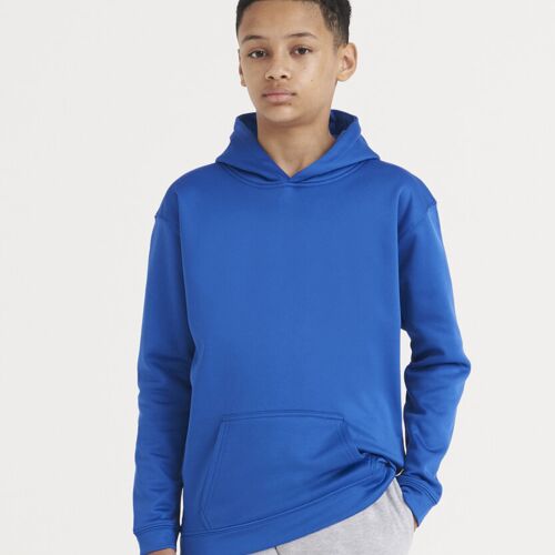 AWDis Just Hoods Kids sports polyester hoodie JH06J Kids sports polyester hoodie Thumbnail