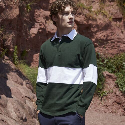 Front Row Panelled rugby shirt FR07M Panelled rugby shirt Thumbnail