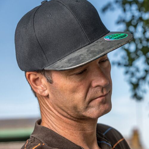 Result Headwear Bronx glitter flat peak snapback cap RC87X Bronx glitter flat peak snapback cap Thumbnail