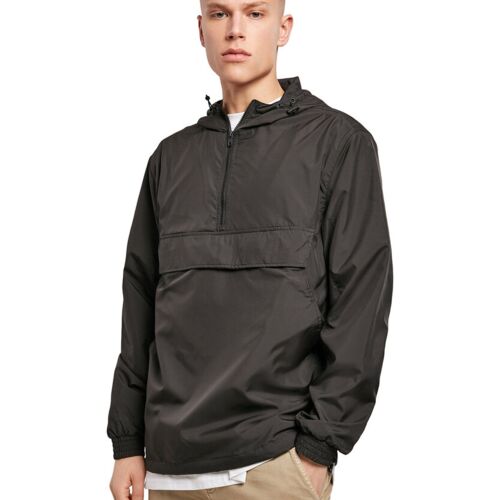 Build Your Brand Basic pullover jacket BY096 Basic pullover jacket Thumbnail