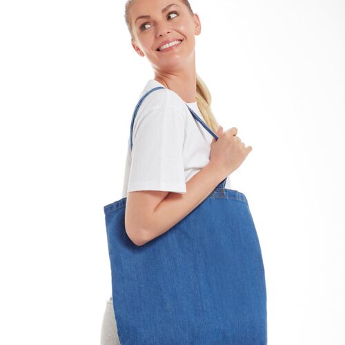 Babybugz Denim tote bag BZ100 Denim tote bag Thumbnail