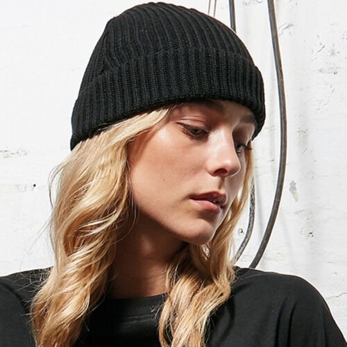 Build Your Brand Recycled yarn fisherman beanie BY154 Recycled yarn fisherman beanie Thumbnail